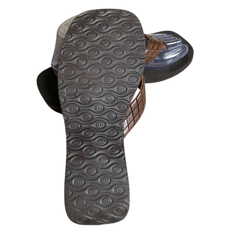 Reef Platform Thong Sandals Women 10 Brown Flip Flops Summer Beach Casual Y2K - Picture 5 of 8
